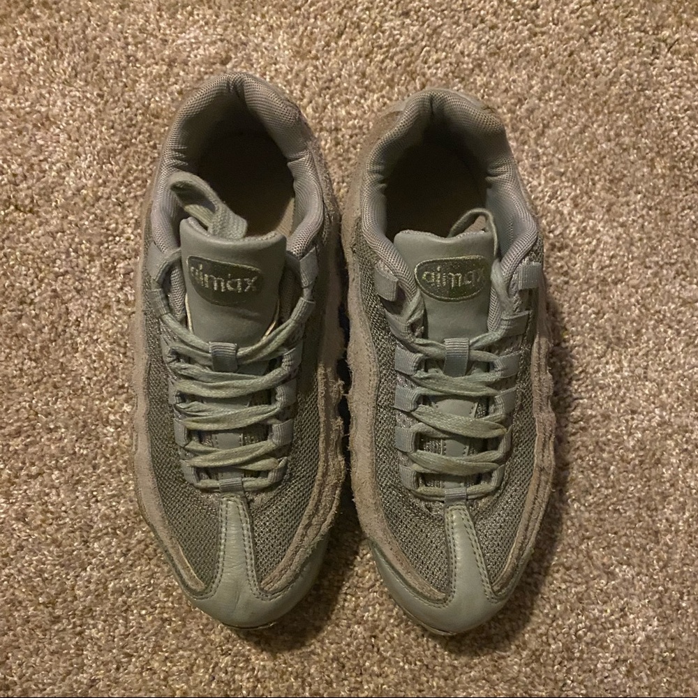 Nike green/gray air max 95